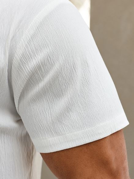 Camisa casual manga corta