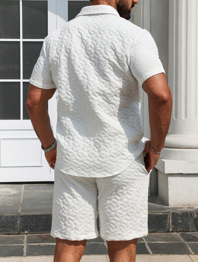 Conjunto casual camisa manga corta y shorts