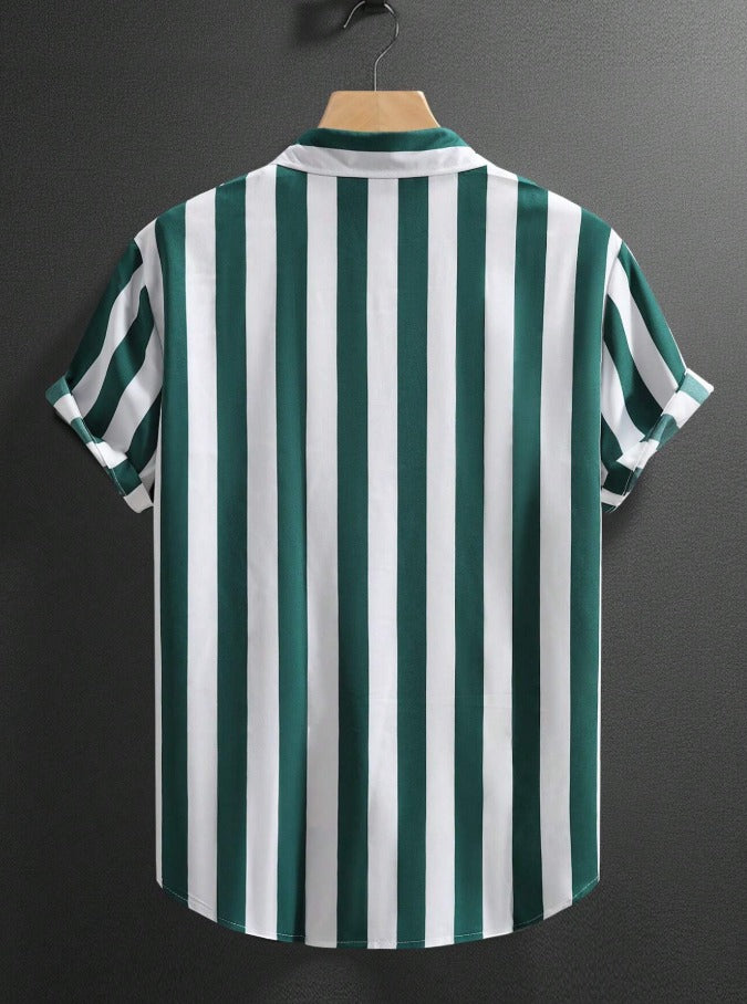 Camisa casual manga corta