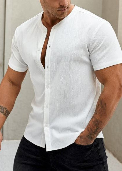 Camisa casual manga corta