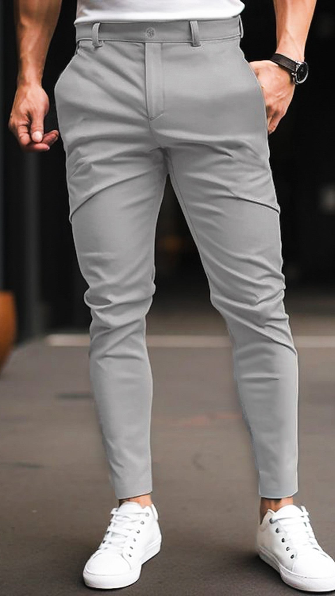 Pantalón Drill Slim