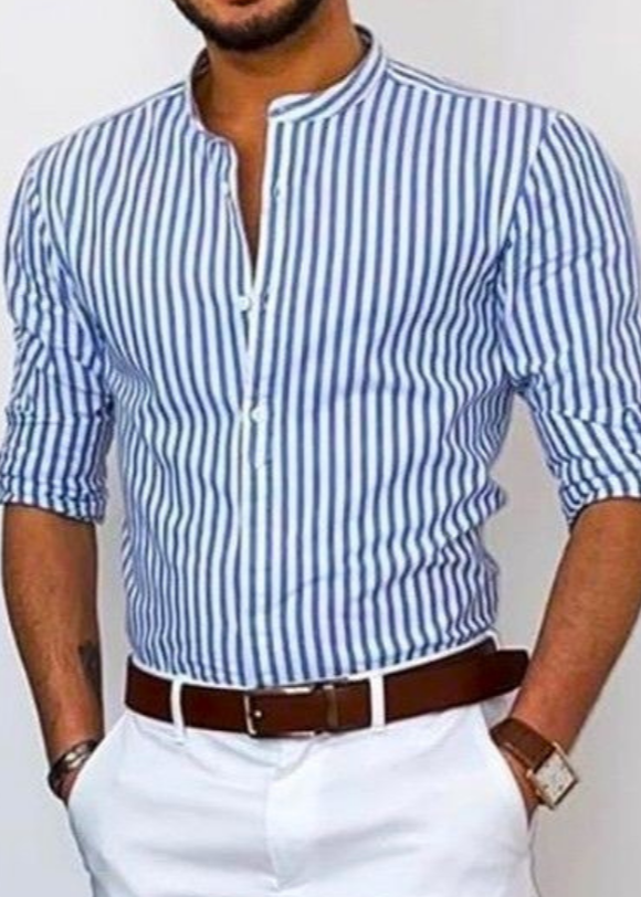 Camisas manga larga de rayas