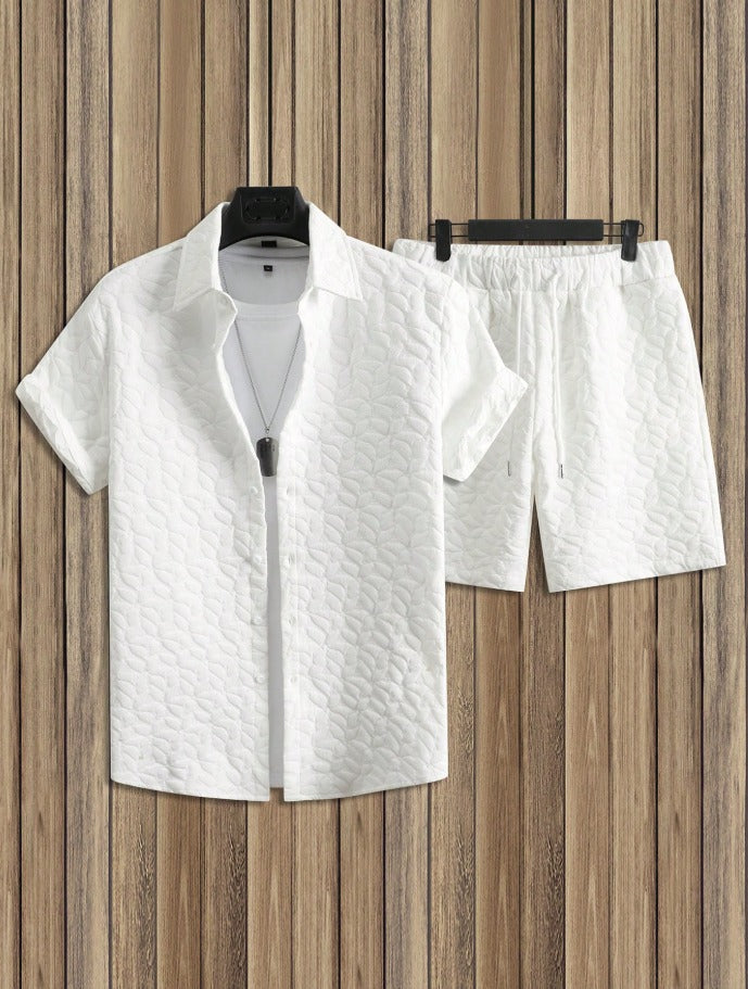 Conjunto casual camisa manga corta y shorts