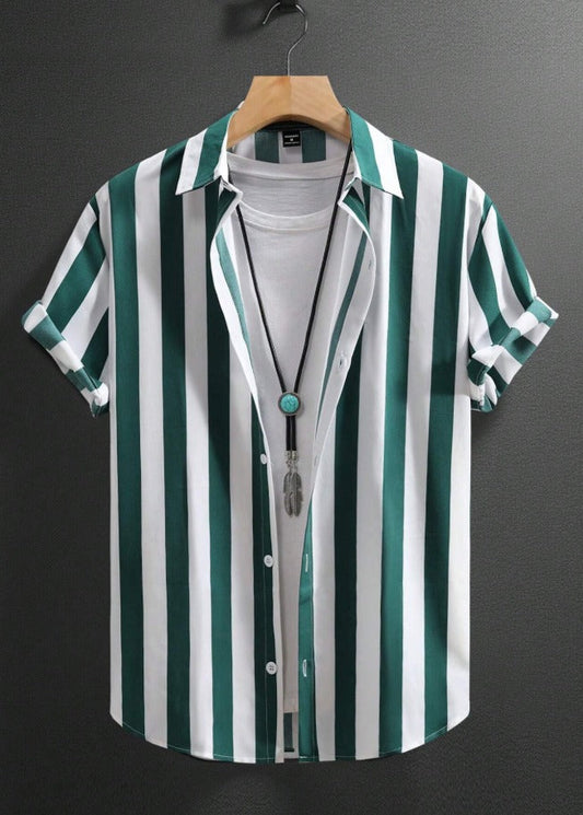 Camisa casual manga corta