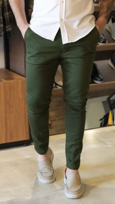 Pantalón Drill Slim